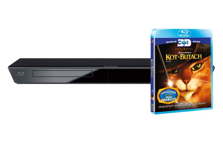 Odtwarzacz Blu-ray Panasonic DMP-BDT230 + film 3D 
