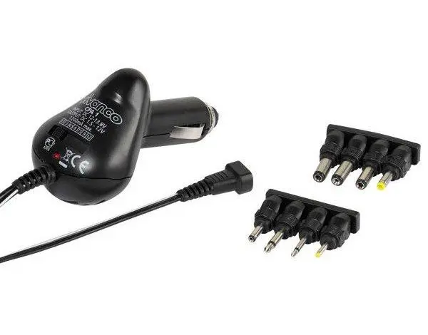 Ładowarka samochodowa Vivanco Uniwersalna 1200MA 12V Czarny