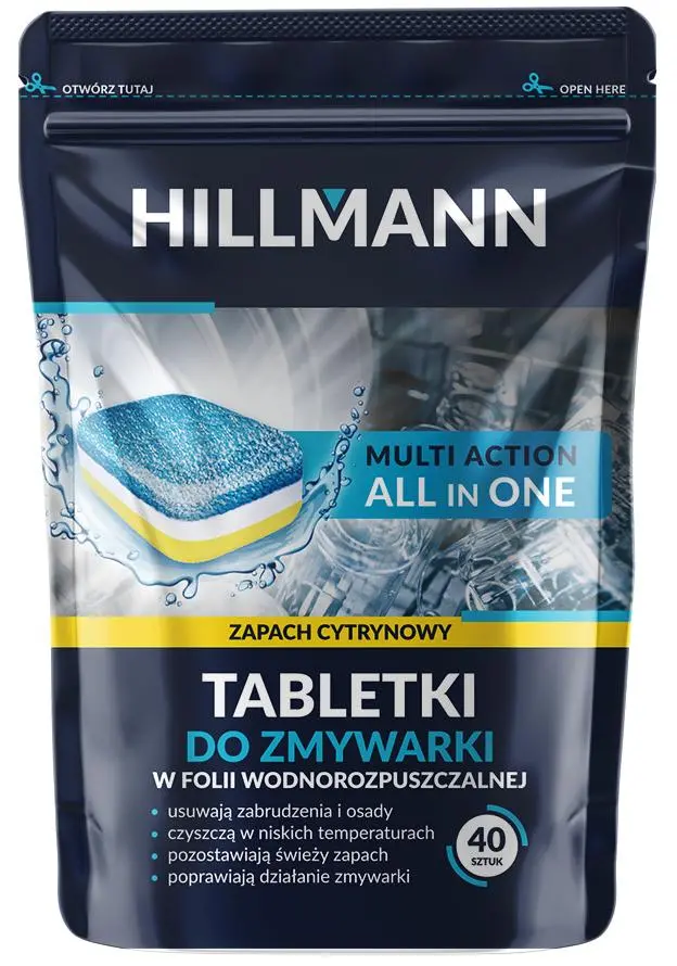 Tabletki do zmywarki HILLMANN AGDZM07 All in One 40szt.