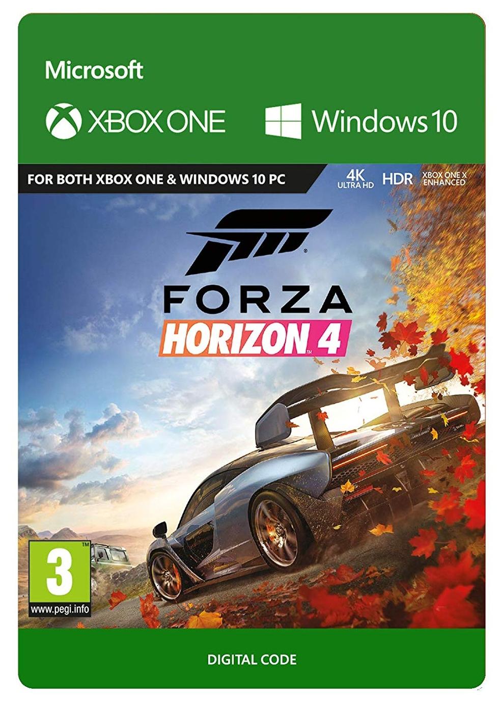 Forza Horizon 4 [kod aktywacyjny] Gra na Xbox One (Kompatybilna z Xbox Series X/S)/PC