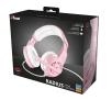 Słuchawki przewodowe z mikrofonem Trust GXT 310P Radius Gaming Headset Nauszne Różowy