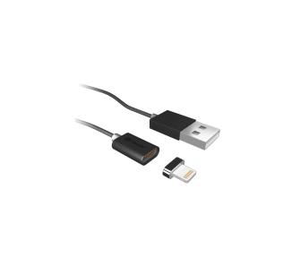 Kabel Tracer magnetyczny USB 2,0 lightning Czarny