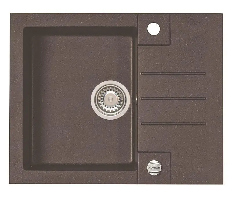Zlewozmywak Alveus Rock 30 4213003 Granitowy Czekoladowy