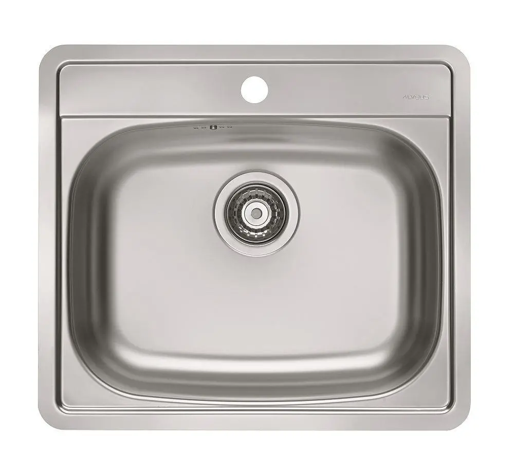 Zlewozmywak Alveus More 10 FS 1103108 Stalowy Srebrny