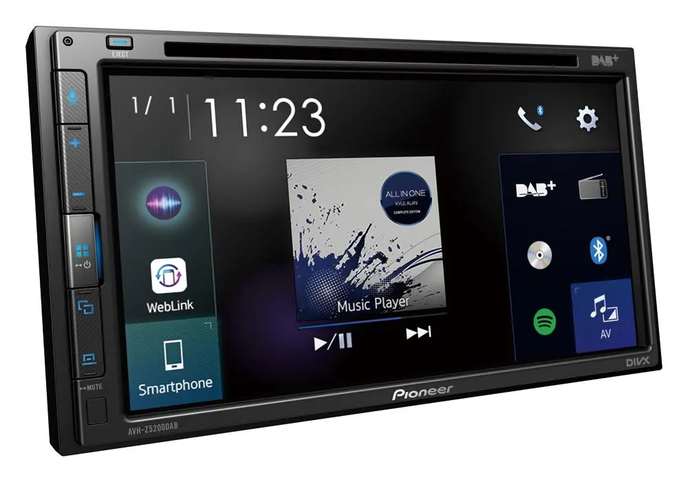 Radioodtwarzacz samochodowy Pioneer AVH-Z5200DAB z DVD/CD/USB 6,8" 4x50W Bluetooth