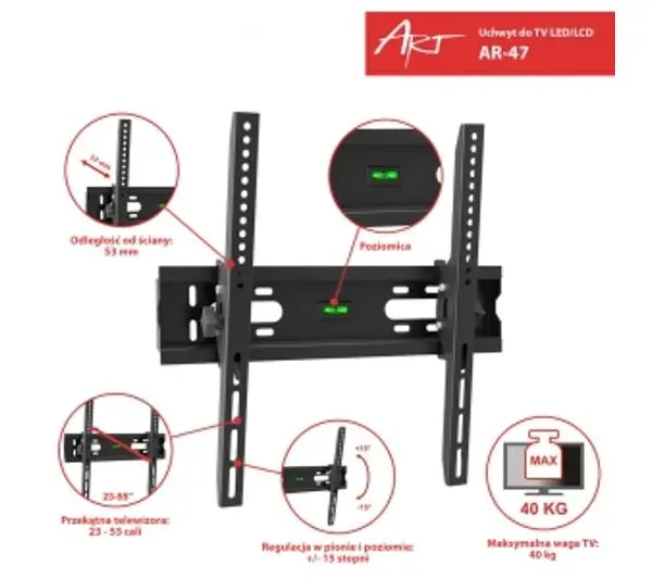 ART AR-47 od 23" do 55" Max 40kg