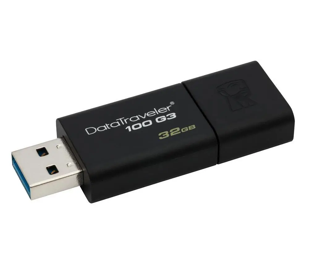 PenDrive Kingston DataTraveler 100 G3 32GB USB 3.0 Czarny