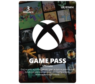 Subskrypcja Xbox Game Pass Ultimate 3 miesiące [kod aktywacyjny]