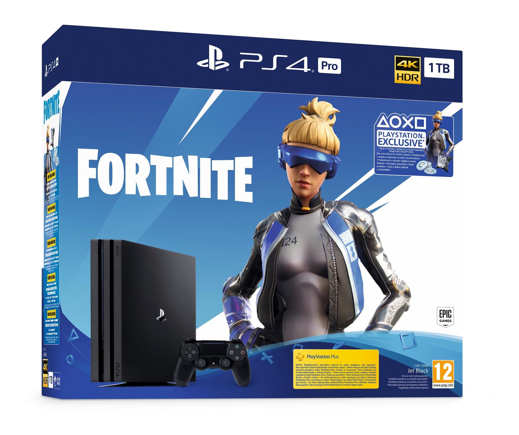 Sony PlayStation 4 Pro 1TB Fortnite Neo Versa Bundle - Dobra
