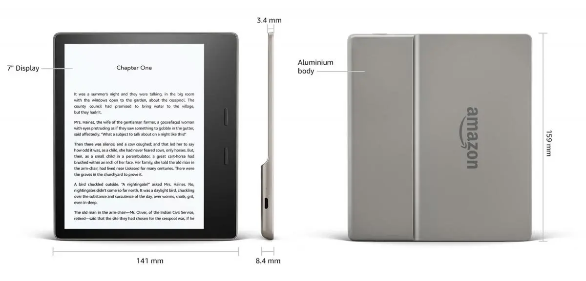 Czytnik E-booków Amazon Kindle Oasis 3 32GB Bez reklam 7