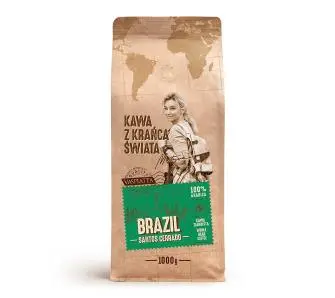 Kawa ziarnista Kawa z Krańca Świata Brazil Santos Cerrado 1kg