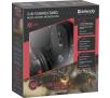 Słuchawki przewodowe z mikrofonem Defender Devourer MHP-006 zestaw dla graczy: myszka słuchawki i podkładka Nauszne Czarny