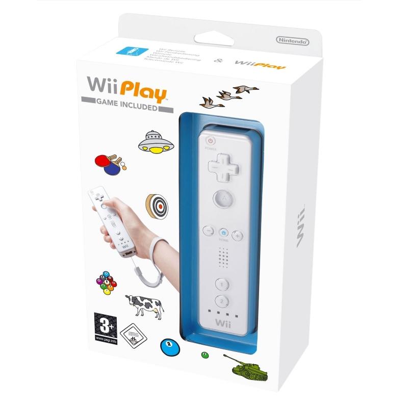 Nintendo Wii Remote Controller White + gra Wii Play - Dobra