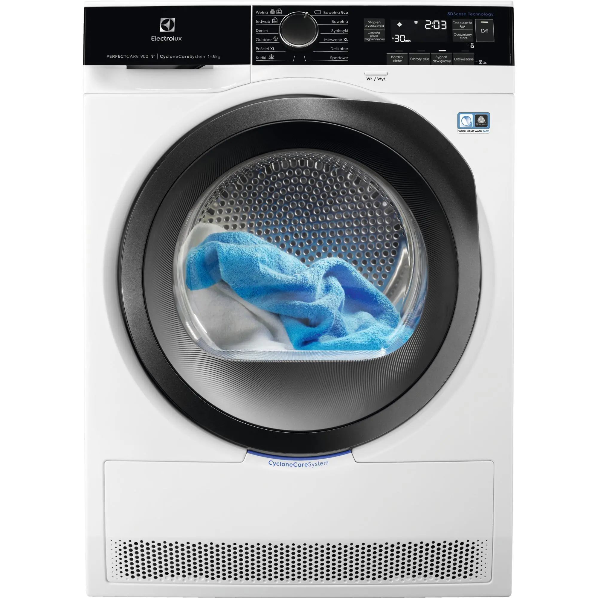 Suszarka Electrolux 900 PerfectCare EW9H188SPC 63,8cm 8kg Zdalne sterowanie