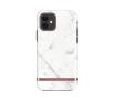 Etui Richmond & Finch White Marble - Rose Gold do iPhone 11
