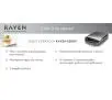 Opiekacz Raven 3w1 ES009N Trójkąty Gofry Grill 1200W