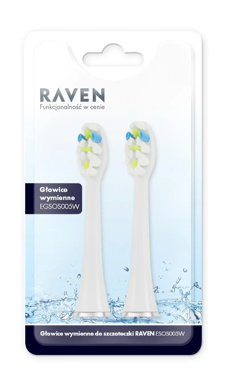 Końcówka do szczoteczki Raven ESOS005W 2szt.