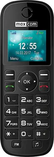 Telefon Maxcom MM35D (czarny)