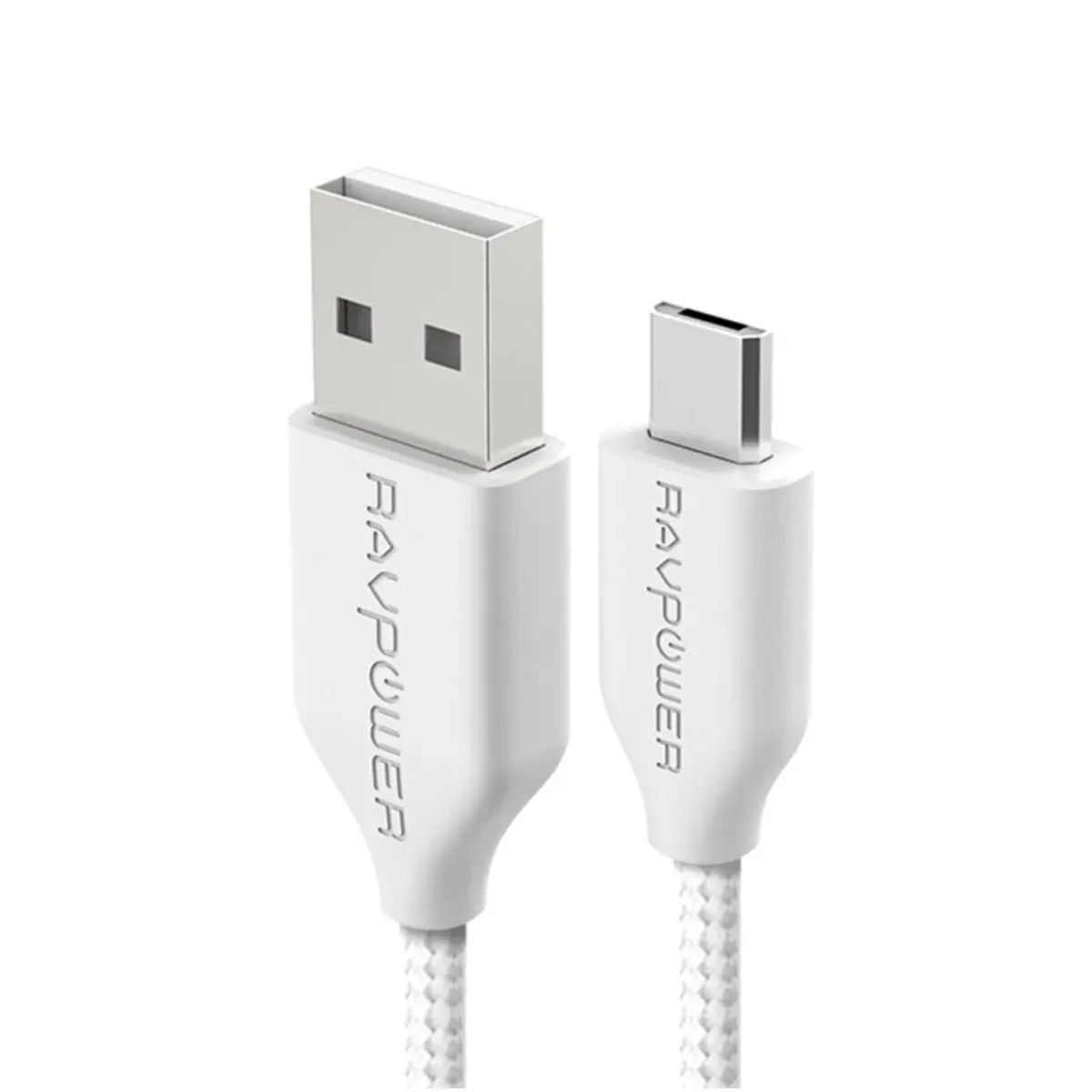 Kabel RAVPower microUSB do USB RP-CB016 0,9m Biały