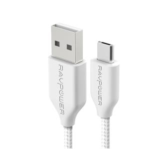 Kabel RAVPower microUSB do USB RP-CB016 0,9m Biały