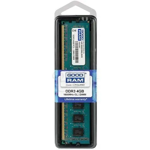 Pamięć RAM GoodRam DDR3 4GB PC1600 CL11 DIMM
