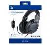 Słuchawki przewodowe z mikrofonem BigBen PS4 Gaming Headset V3 Nauszne Szary