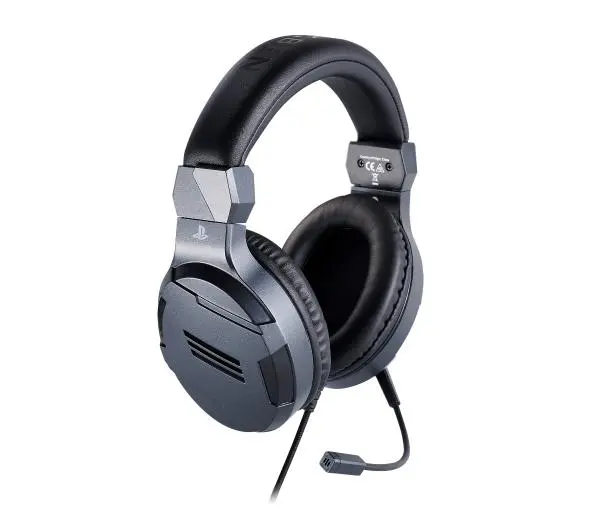 BigBen PS4 Gaming Headset V3 Nauszne Szary