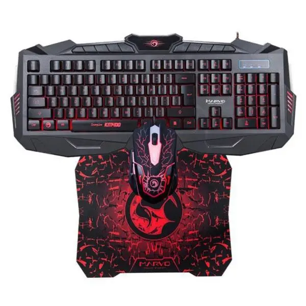Zestaw Marvo KM400+G1 Czarny