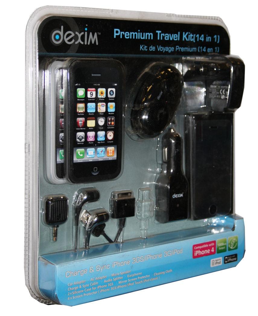 Zestaw Dexim DPA035 Premium Travel Kit 14 w 1 (czarny)