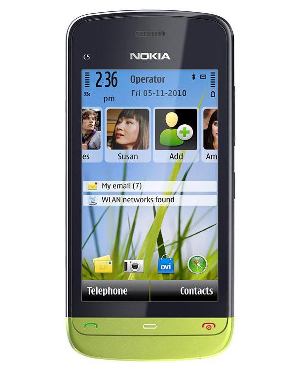 Nokia C5-03 (zielony)