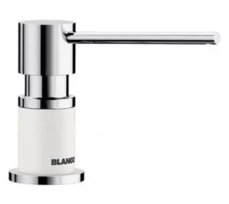 Dozownik do mydła Blanco LATO Chrom/Biały