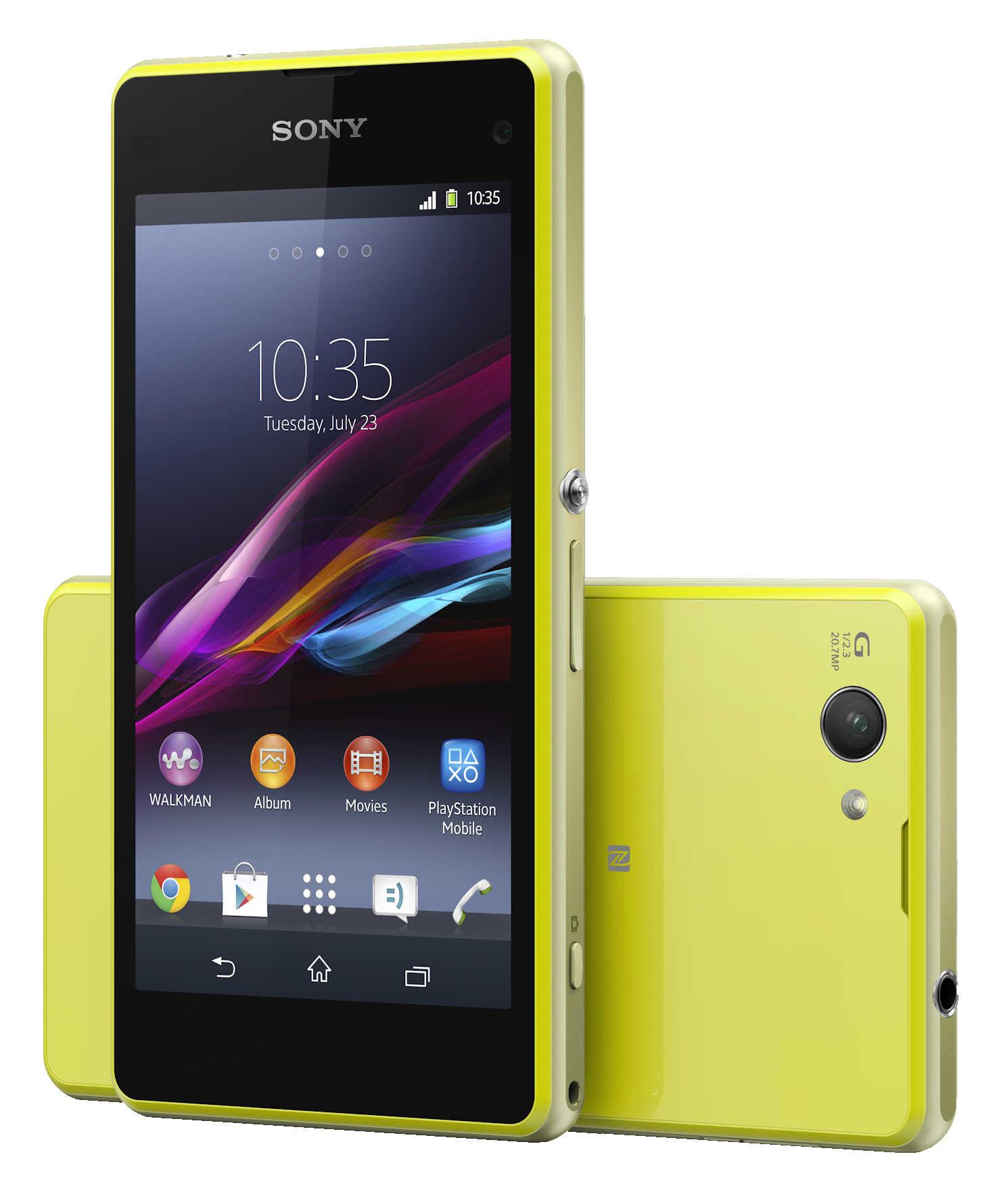 Sony Xperia Z1 Compact (limonkowy)