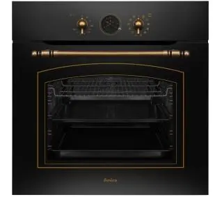 Amica ED17319B Retro Termoobieg Antracyt - Kup na Raty - RRSO 0%