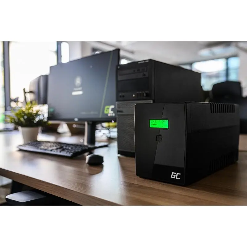 Фото Лінійно-інтерактивний ДБЖ Green Cell UPS09 (2000VA/1400W)