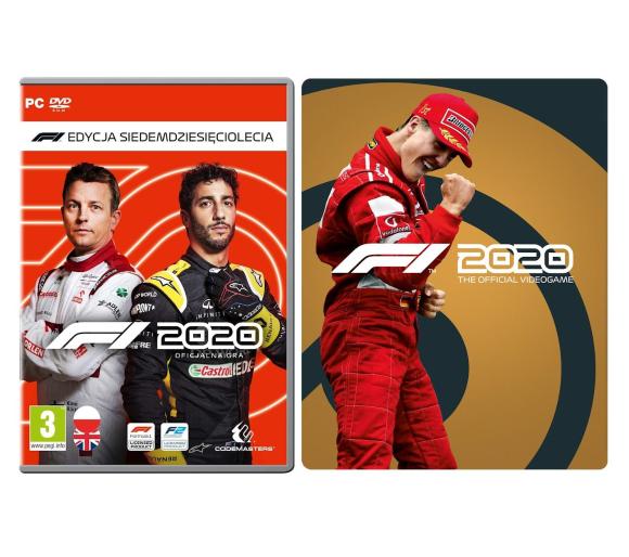 gra F1 2020 - Edycja Siedemdziesięciolecia + Steelbook Gra na PC