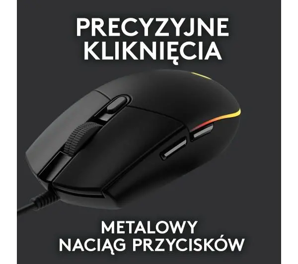 Logitech G102 LIGHTSYNC Czarny