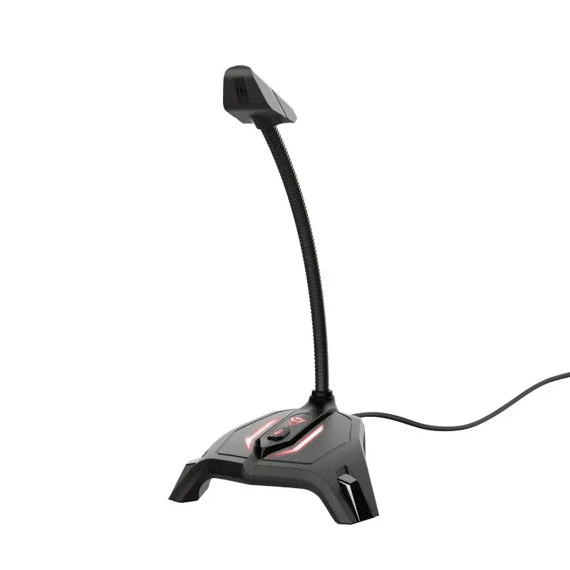 Mikrofon Trust GXT 215 Zabi LED Illuminated USB 23800 Przewodowy Pojemnościowy Czarny