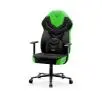 Fotel Diablo Chairs X-Gamer 2.0 Normal Size Gamingowy do 150kg Skóra ECO Tkanina Green emerald