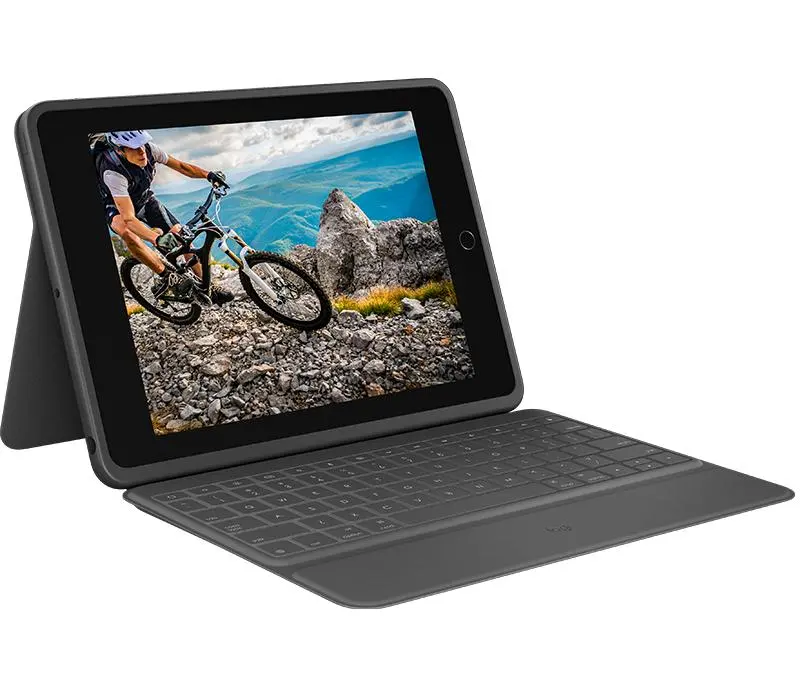 Etui na tablet Logitech Rugged Folio iPad (7/8/9.gen.) Grafitowy
