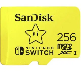 SANDISK Nintendo microSDXC 256GB 100/90 MB/s V30 U3