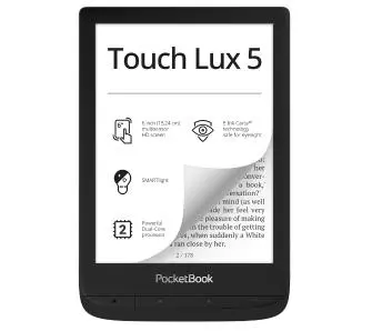 Czytnik E-booków Pocketbook Touch Lux 5 6" 8GB WiFi Czarny