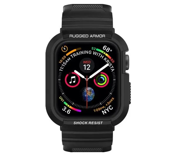 Spigen Rugged Armor Pro Watch Series 5/4 44mm Czarny
