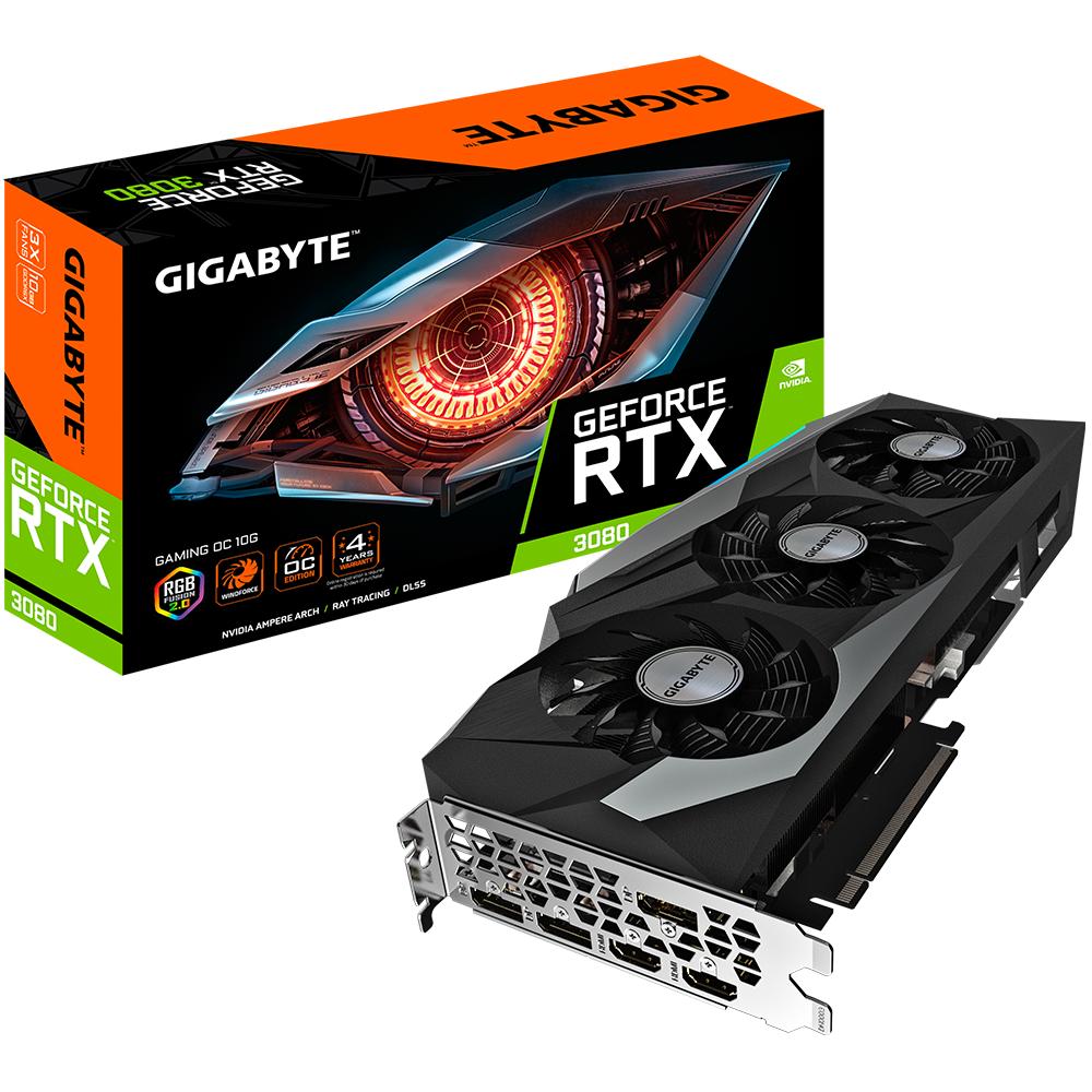 Karta graficzna Gigabyte GeForce RTX 3080 GAMING OC 10GB GDDR6X 320bit DLSS