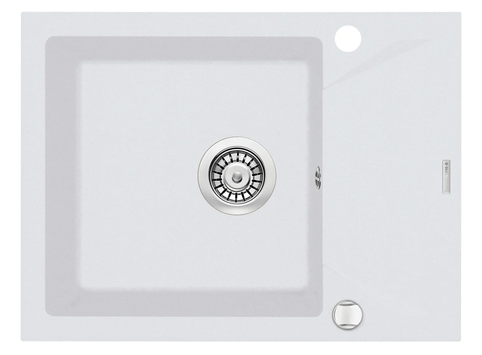 Zlewozmywak Deante Evora ZQJ A11A Granitowy Alabaster