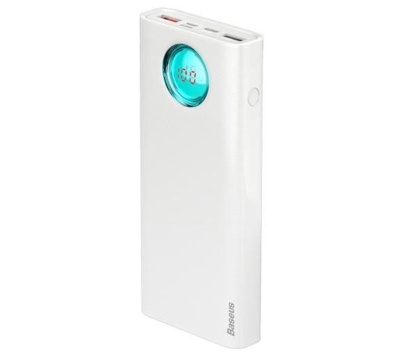 powerbank Baseus PPALL-LG02 Powerbank Amblight, 20000 mAh, PD, QC 3.0, 18W (biały)