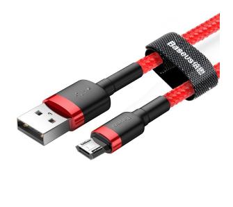 Kabel Baseus Micro USB Cafule 2,4A 1m Czerwony