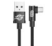 Baseus Kabel USB Type-C kątowy  MVP Elbow 2A 1 metr - czarny