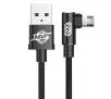 Kabel Baseus kątowy micro USB MVP Elbow 1,5A 2m Czarny