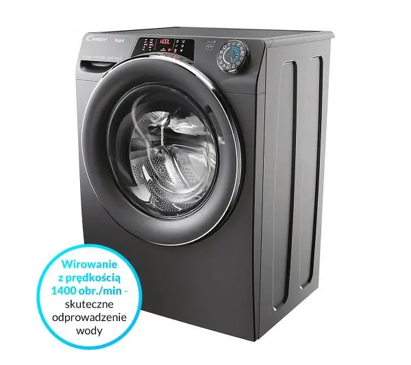 Candy RapidO RO1484DWMCRT/1-S Slim 8kg 1400obr/min Zdalne sterowanie - Kup na Raty - RRSO 0%