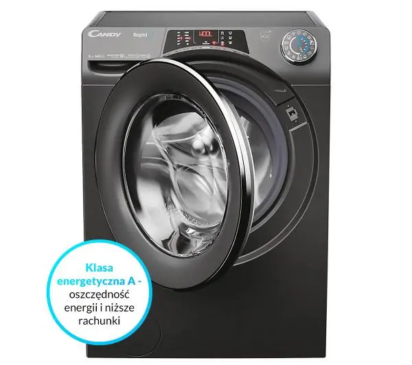 Candy RapidO RO1484DWMCRT/1-S Slim 8kg 1400obr/min Zdalne sterowanie - Kup na Raty - RRSO 0%